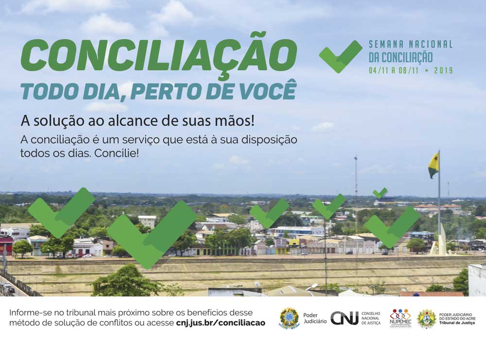 Justiça promove Semana Nacional da Conciliação para acelerar resolução de conflitos