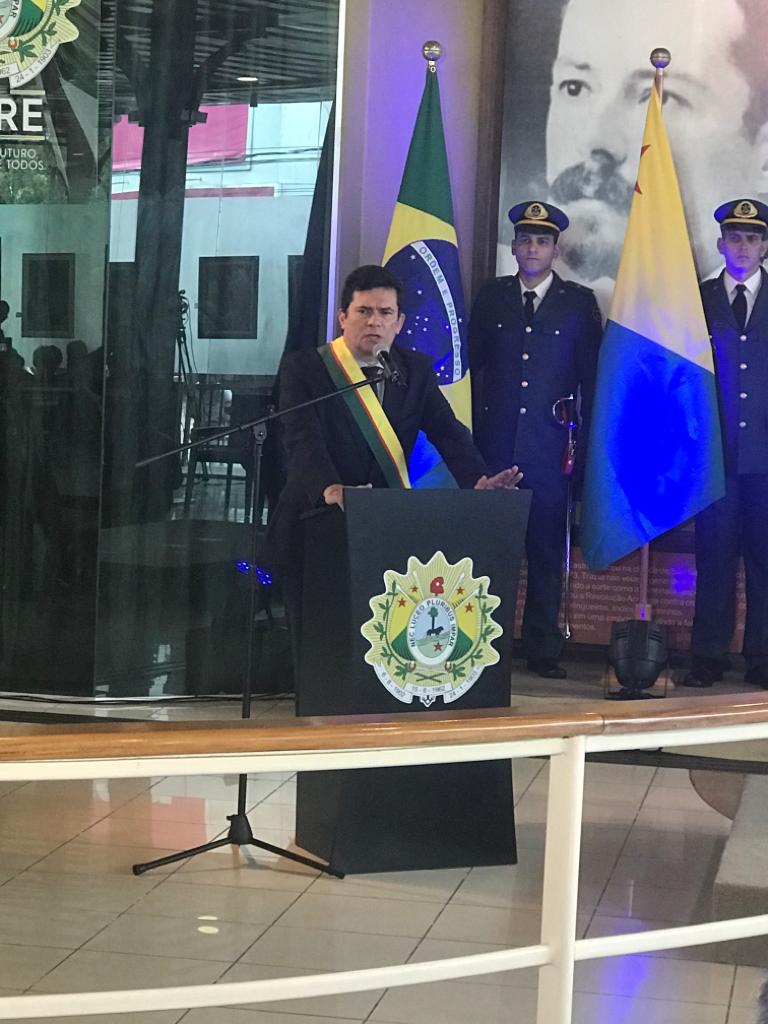 Moro anuncia “Operação Vigia” nas fronteiras do Acre e diz que será duro contra o crime