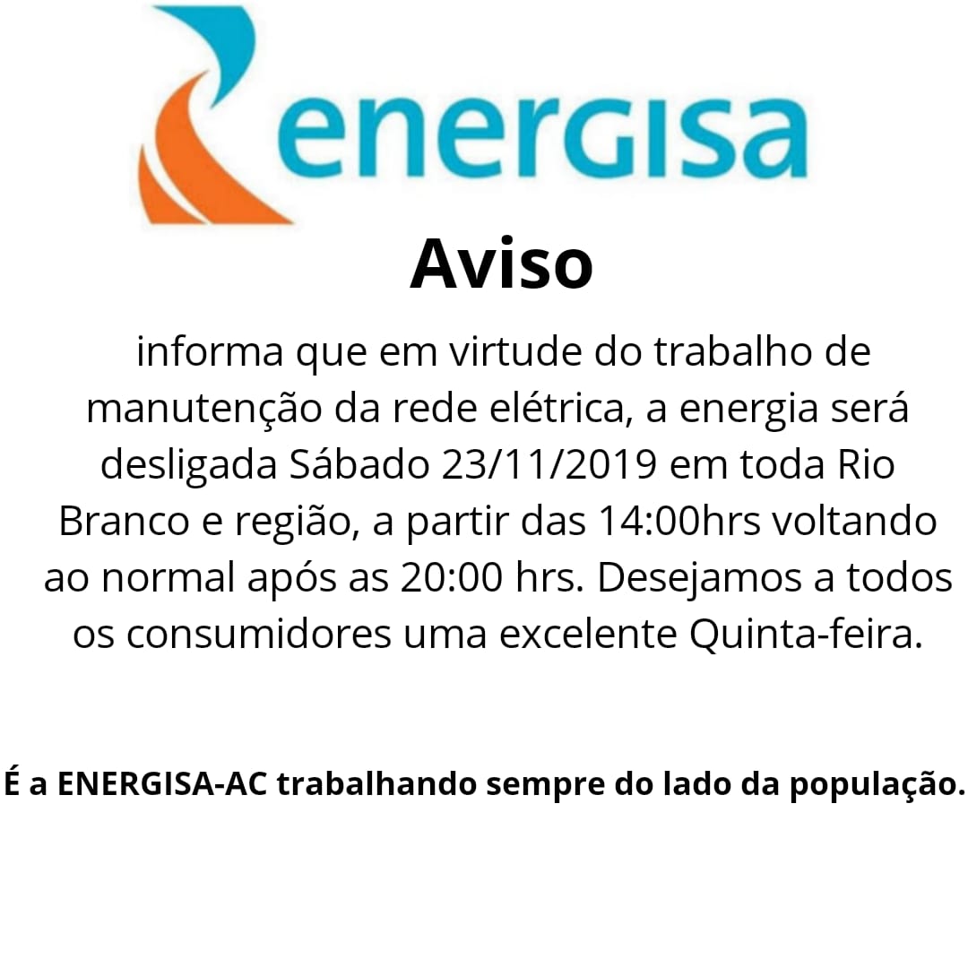 Energisa vai desligar energia em Rio Branco no horário do jogo do Flamengo este sábado?