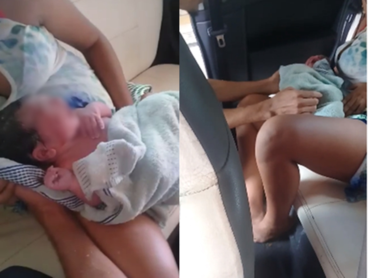 Vídeo: no AC, mulher dá à luz em carro depois de pedir carona para a maternidade
