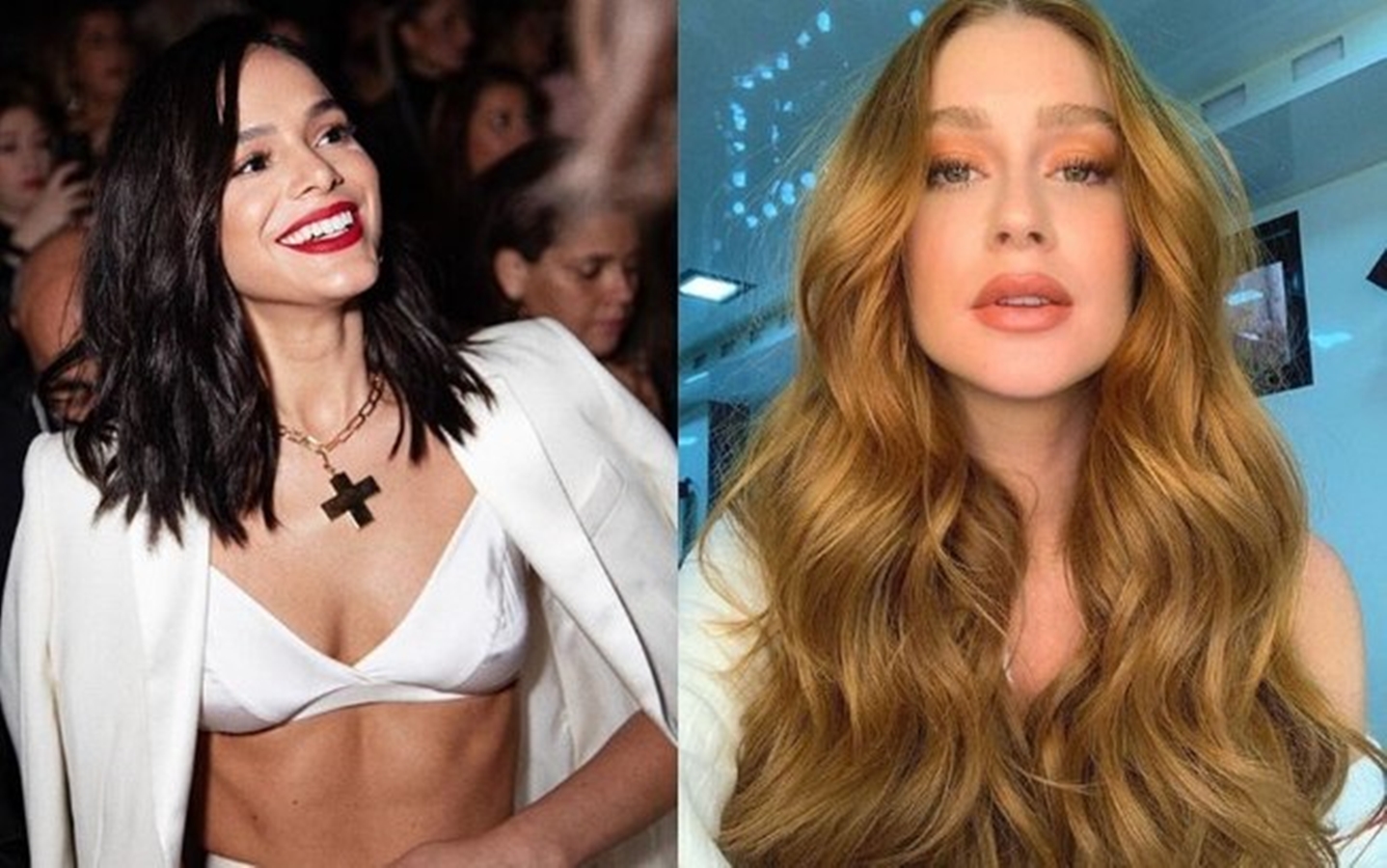 Bruna Marquezine discute feio com fã de Marina Ruy Barbosa
