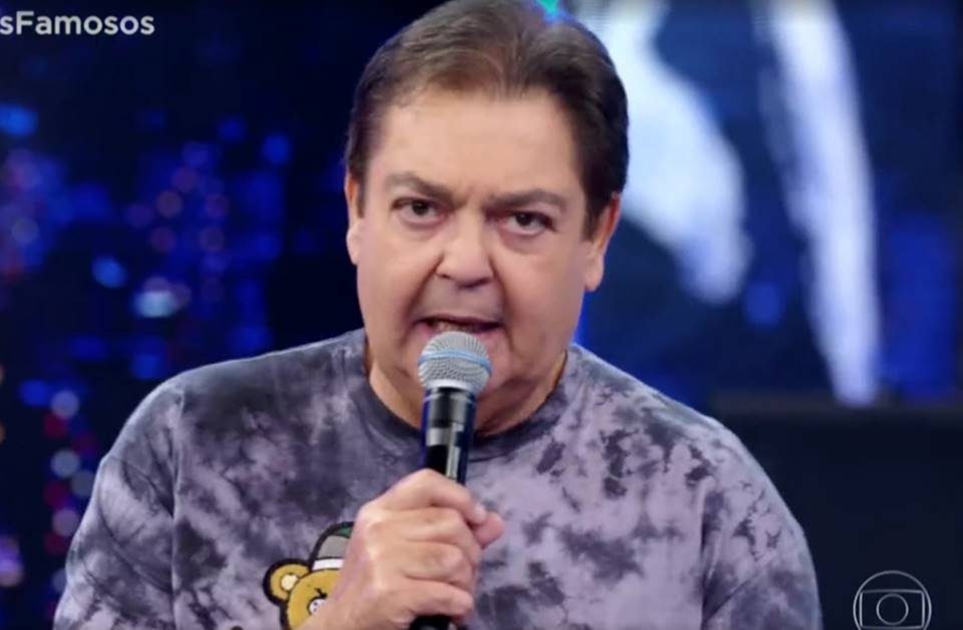 Faustão xinga funcionário de ‘imbecil’ no ar, durante programa