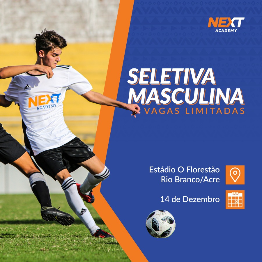 Empresa vai fazer seletiva de jovens para jogar futebol nos Estados Unidos