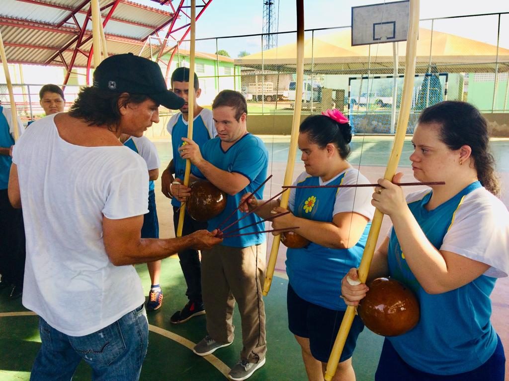 Alunos da Apae Rio Branco participarão do 11º Batizado Capoeira Especial