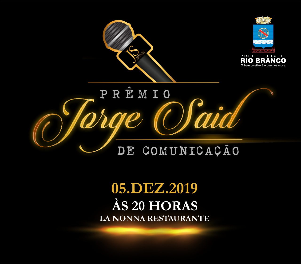 Prefeitura realiza primeira edição do Prêmio Jorge Said de Comunicação nesta quinta