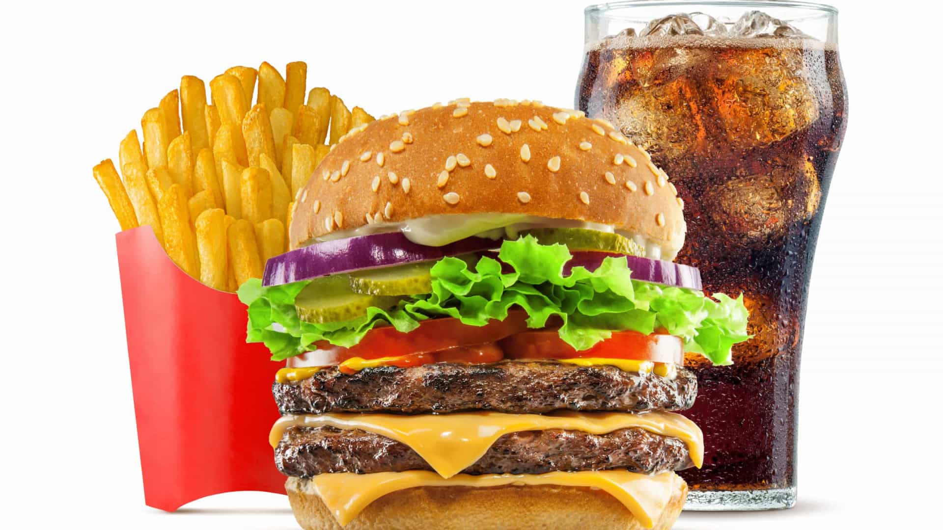 O que um sanduíche de fast food faz ao corpo humano em apenas uma hora