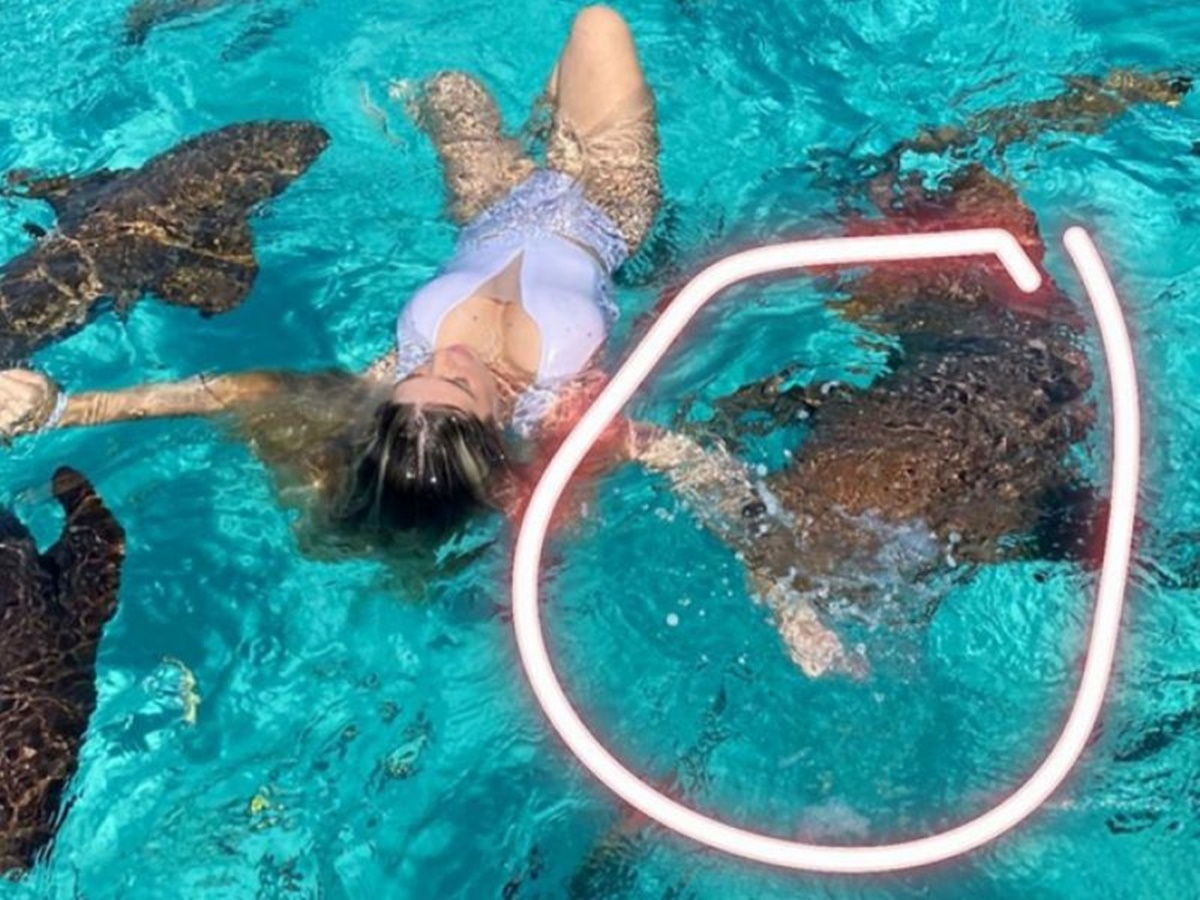 Influencer Ana Bruna Avila é mordida por tubarão nas Bahamas: ‘Arrancou um pedaço’