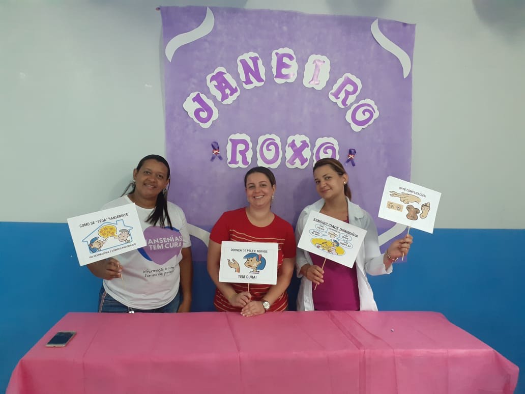 Saúde realiza atividade de encerramento em referência ao janeiro roxo em CZS