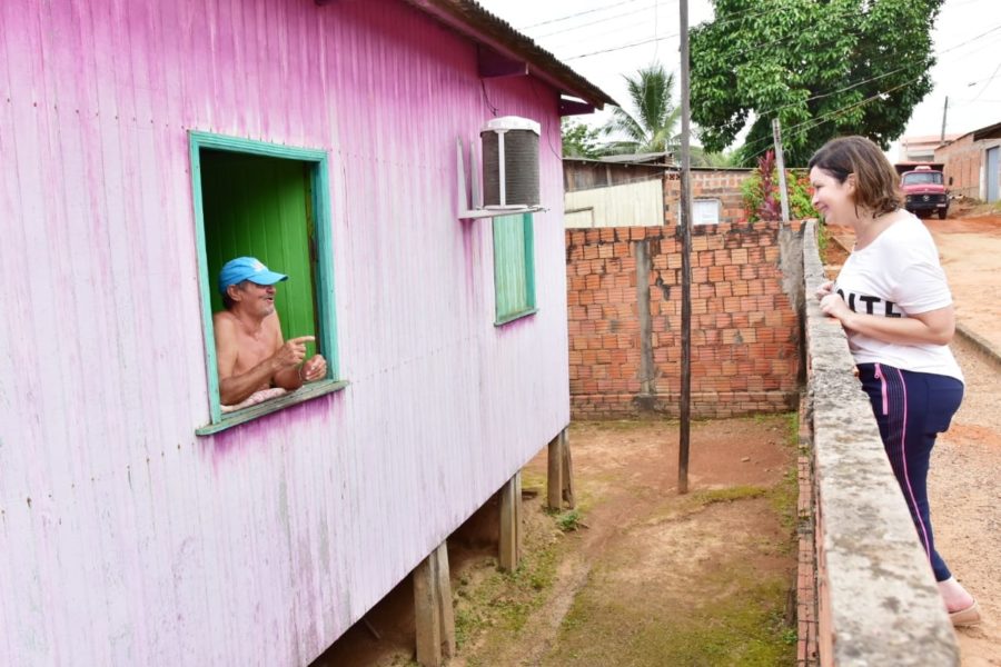 Prefeita Socorro Neri vistoria obras de manutenção viária Fotos Fagner Delgado 23