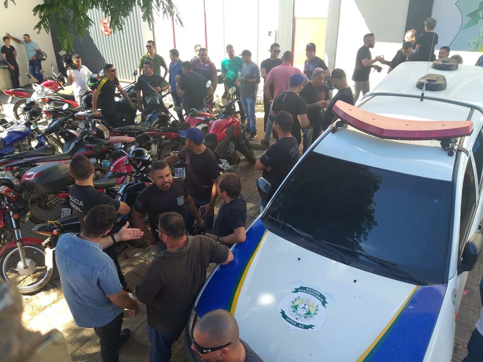 Em manifestação contra o governo, policiais penais prometem fechar Getúlio Vargas