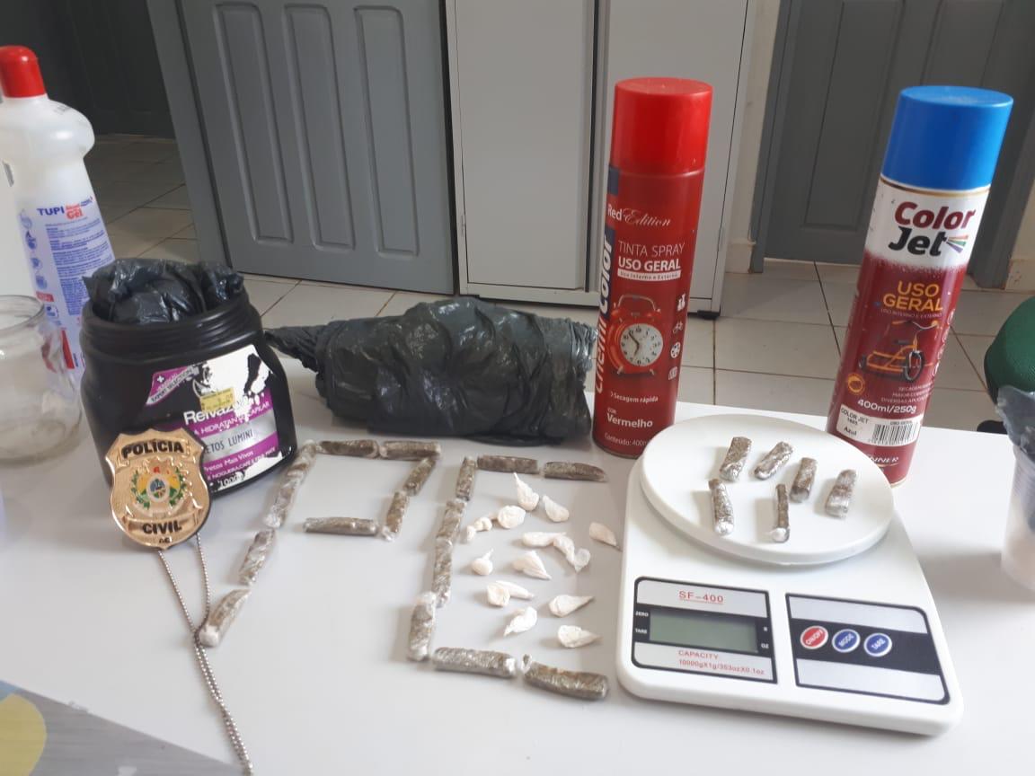 Após denúncia anônima, polícia fecha boca de fumo em Acrelândia