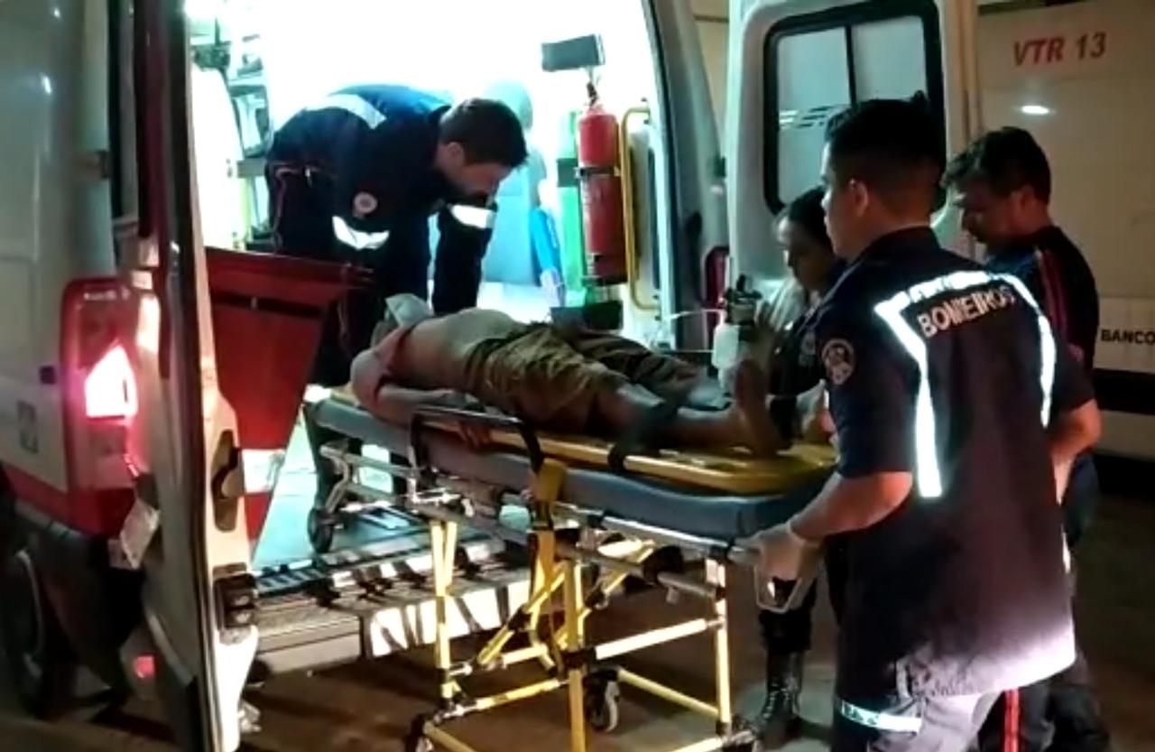 Briga entre ex e atual marido de mulher termina com um ferido a facadas