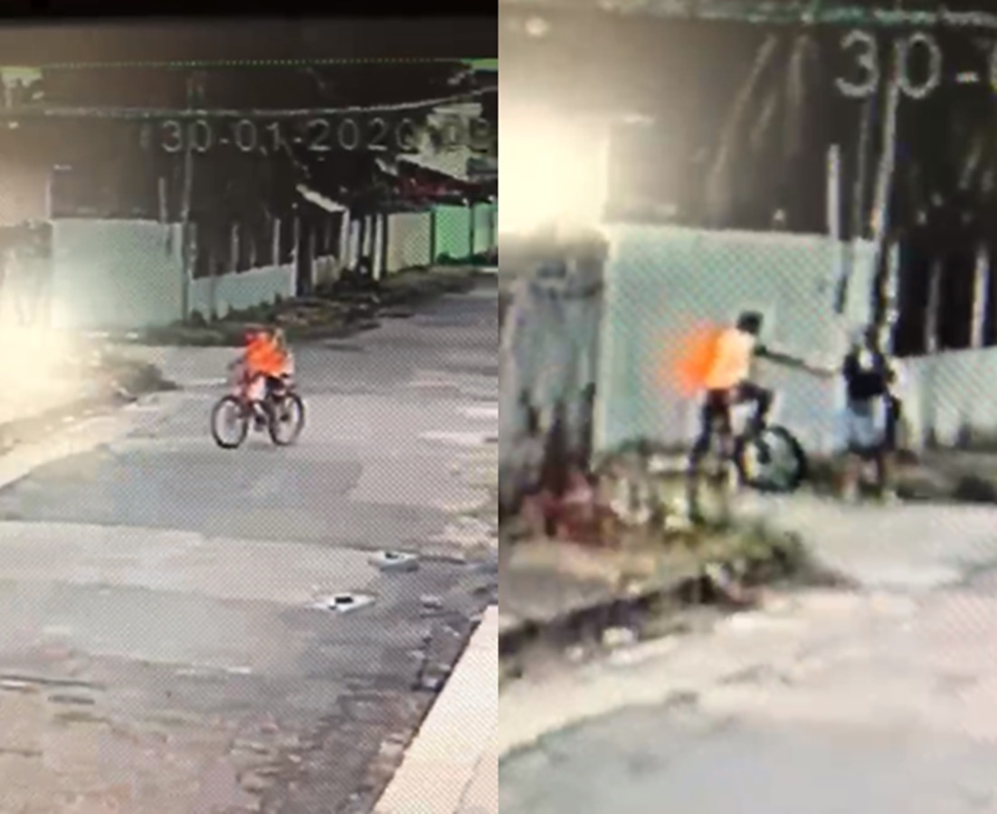 Criminoso assalta mulher com um pedaço de tijolo em Rio Branco e vídeo viraliza