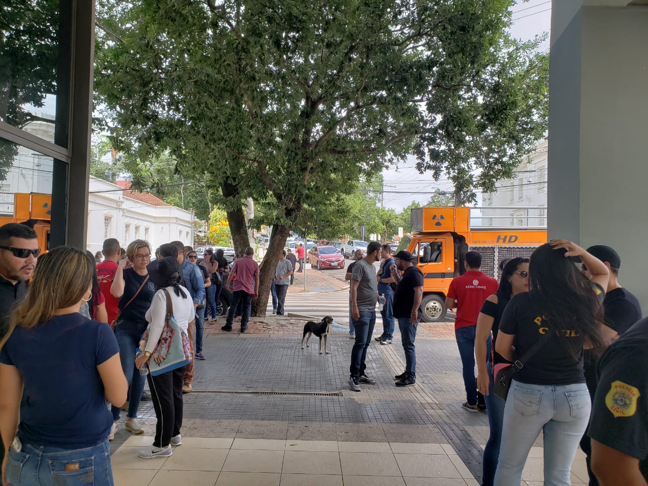 Policiais civis protestam contra Reforma da Previdência no primeiro dia de sessão na Aleac