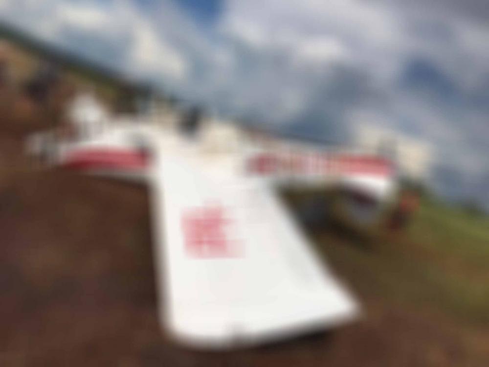 Avião de pequeno porte cai em ramal que fica entre Rio Branco e Sena Madureira