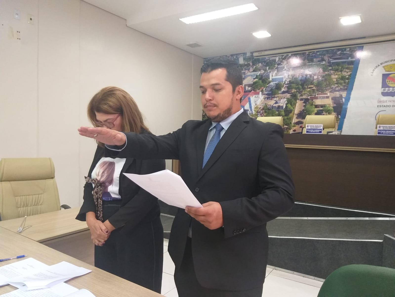 Após decisão do TRE, Anderson Sandro toma posse como vereador de Rio Branco
