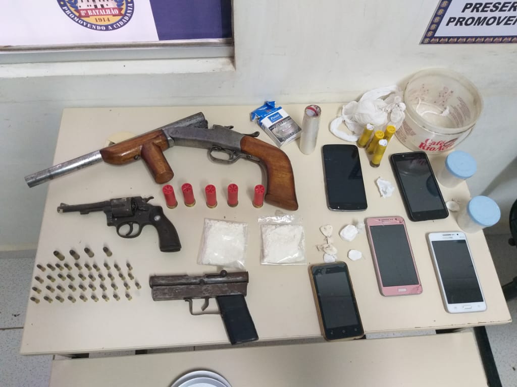 Polícia Civil prende 6 pessoas e apreende armas durante operação no interior do Acre