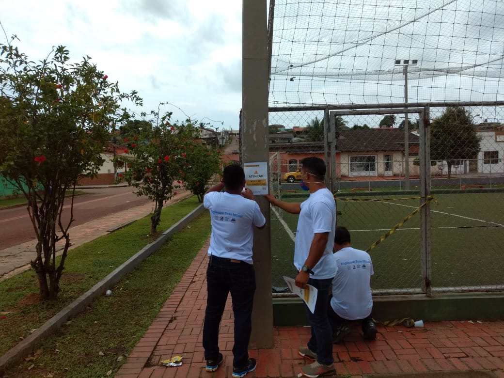 Prefeitura fecha espaços de esporte para evitar aglomeração de pessoas e combater o coronavírus