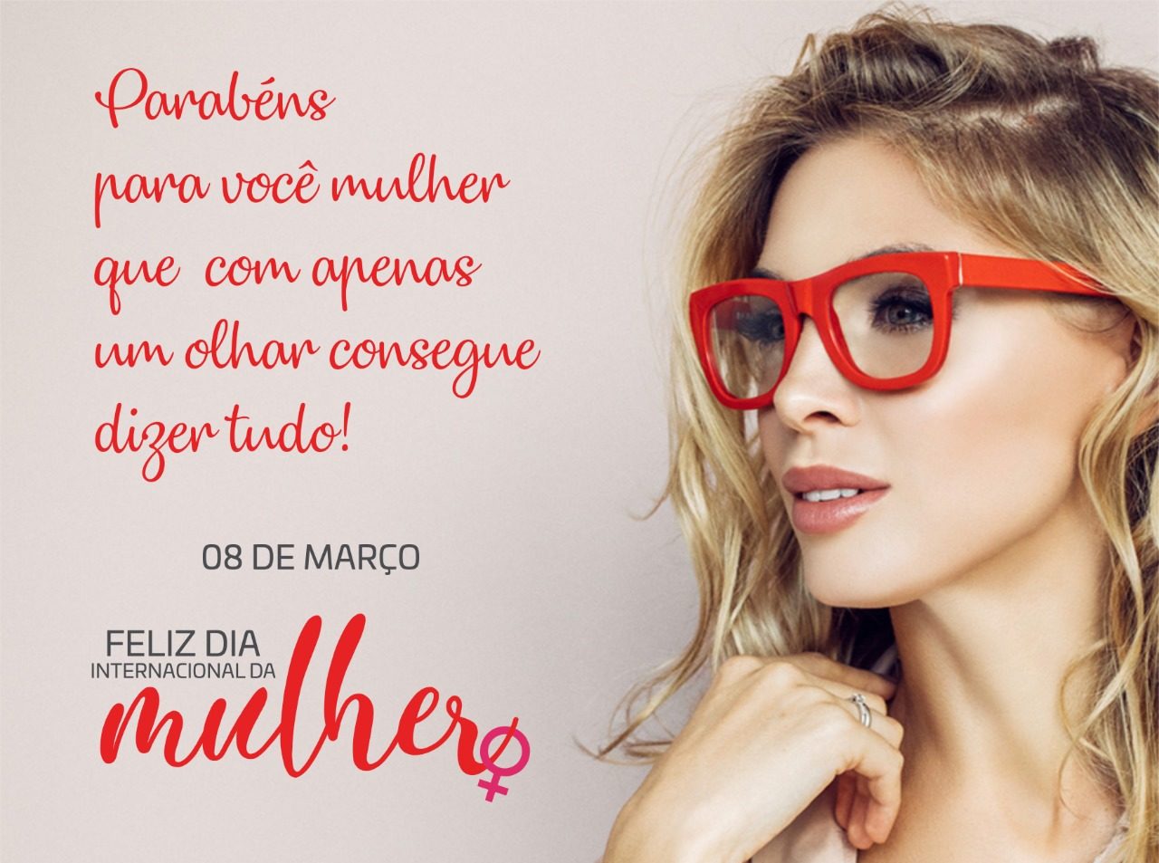 Doutor Óculos vende armações por R$ 49,90 para mulheres em alusão ao Dia da Mulher