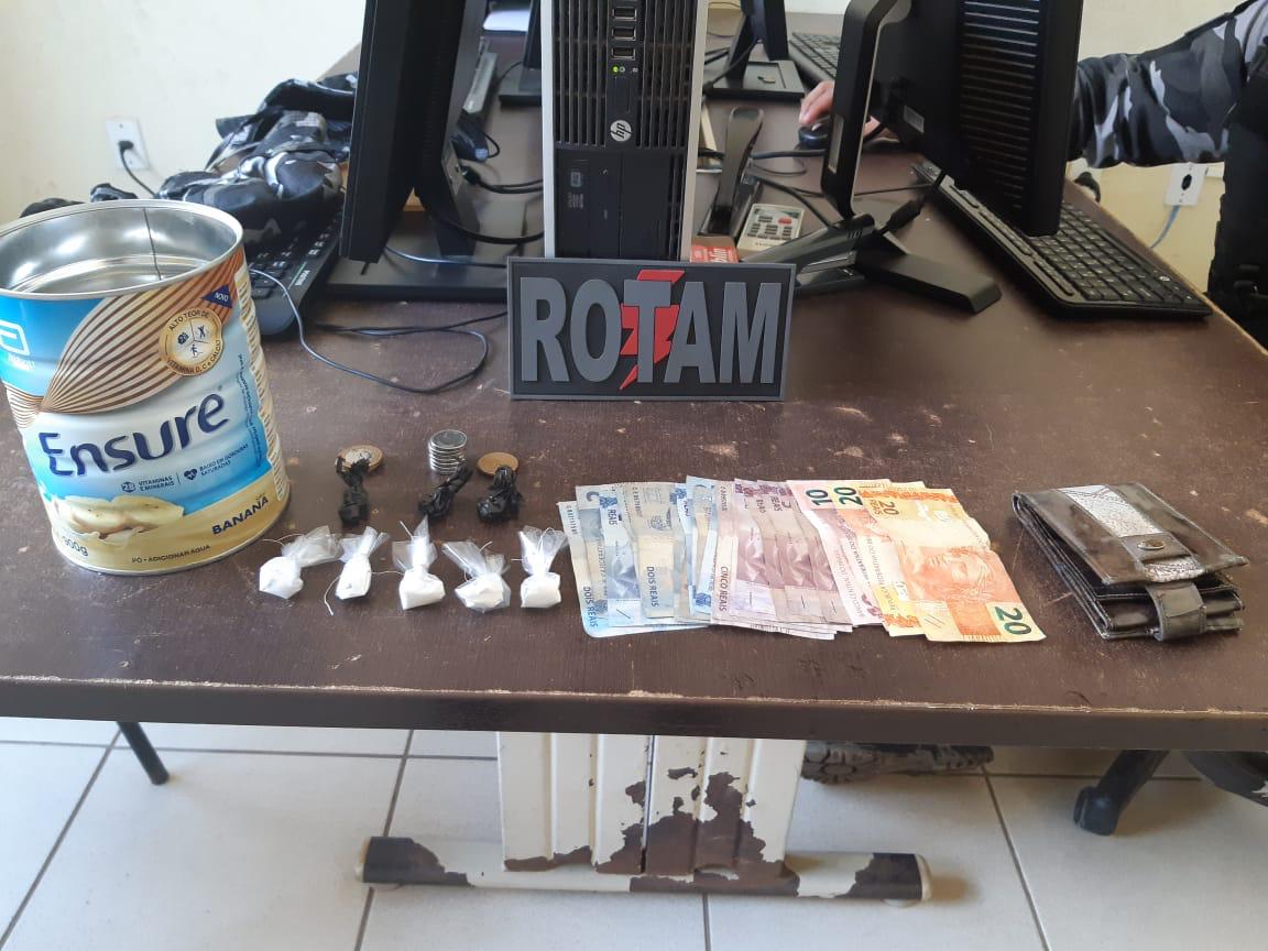 PM prende indivíduo envolvido no crime de tráfico de drogas em Rio Branco