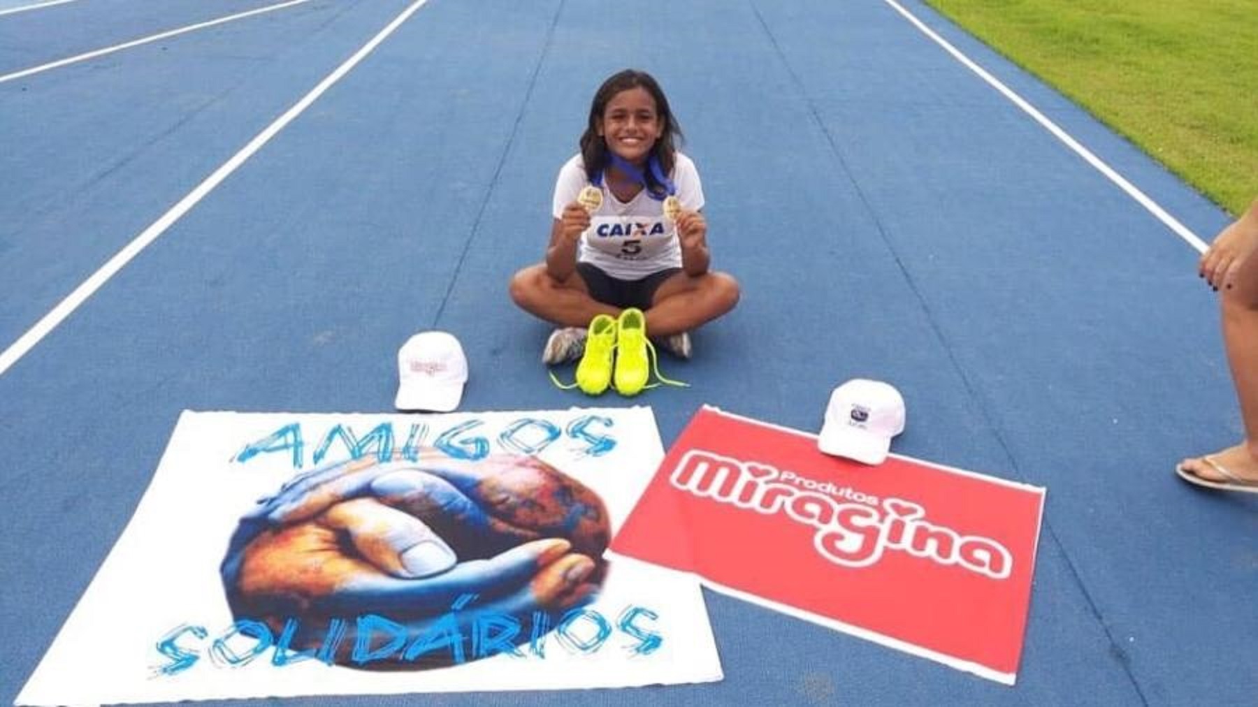 Menina que morreu inalando desodorante era “promessa do atletismo”