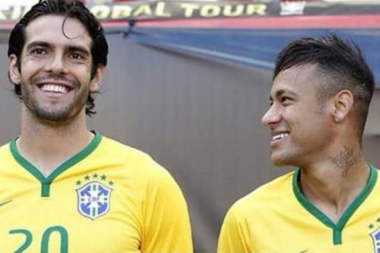 “Olhe para sua namorada como olho para o Kaká”, brinca Neymar