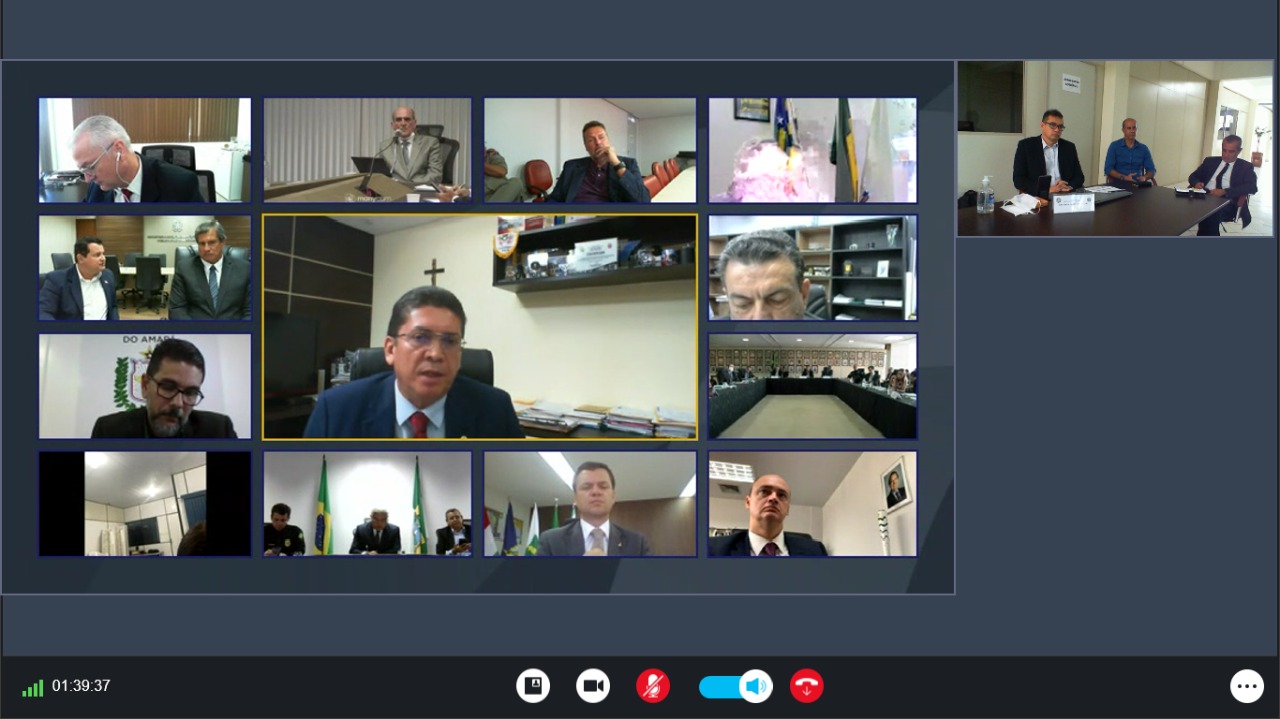 Acre discute ações da Covid-19 na Segurança Pública durante videoconferência com ministro Moro