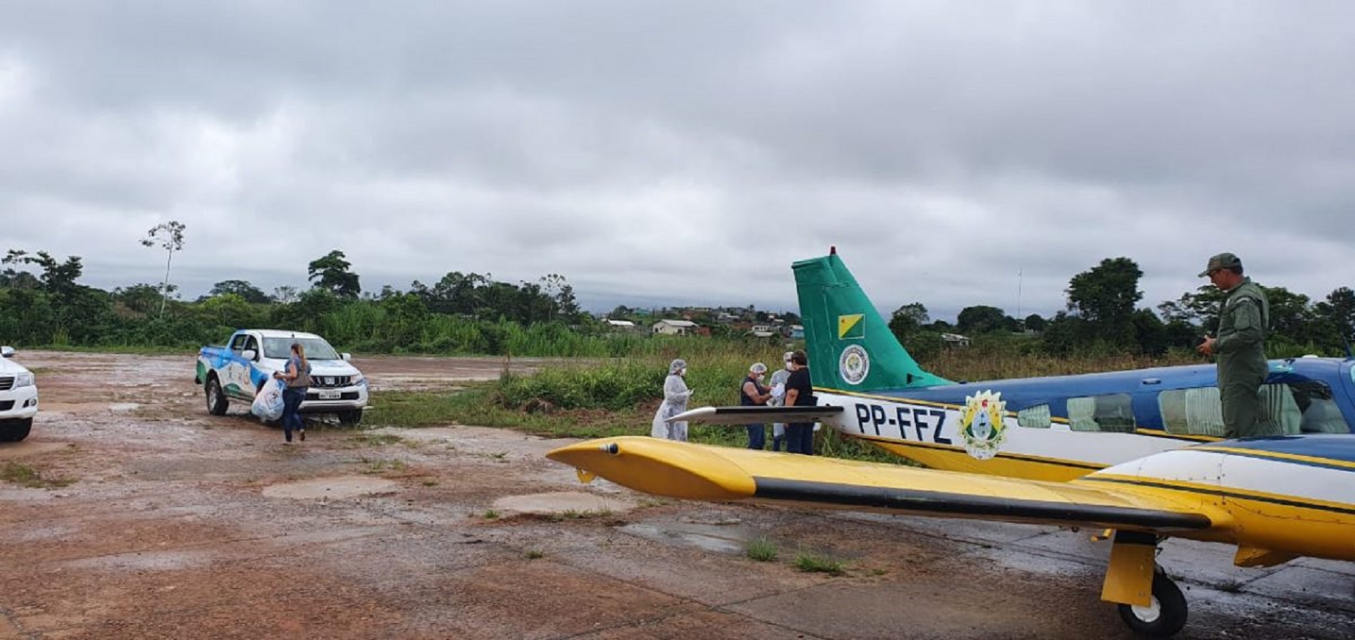 Harpia 2 é utilizado para entrega de EPIs e medicamentos em cidades do interior do Acre