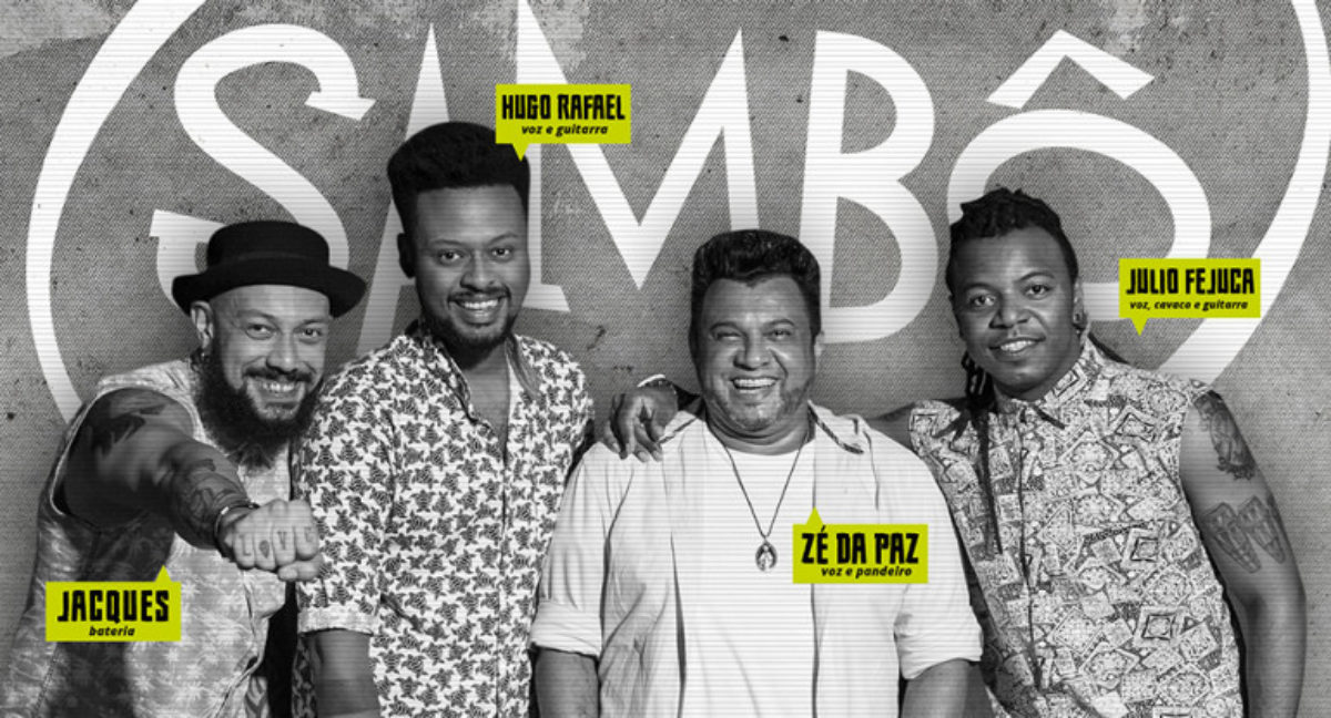 Veja ao vivo a live com o grupo Sambô