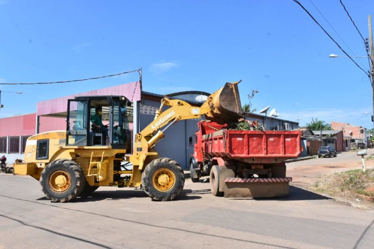 Prefeitura de Rio Branco reforça serviços de limpeza nos bairros e vias estruturantes