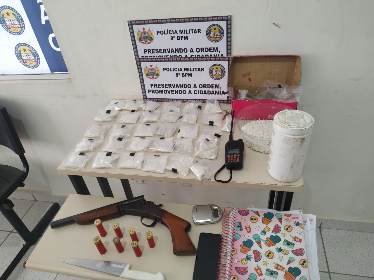 PM desmonta laboratório de droga no interior do Acre