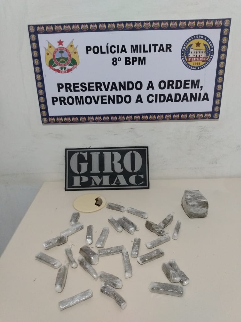 Viagem perdida: Passageiro é preso ao chegar em Sena com sacola de maconha