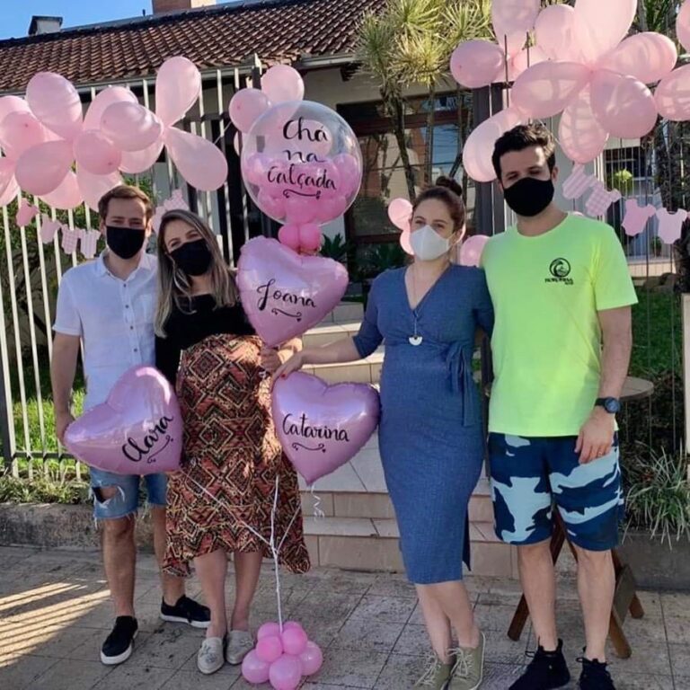 Celebração na pandemia: No AC, chá de bebê ganha novo formato e vira ‘chá de calçada’