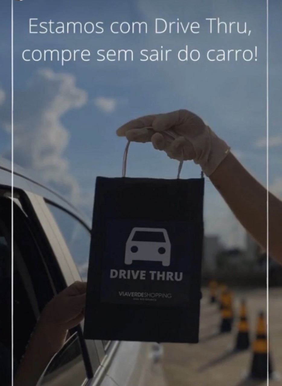 Via Verde Shopping lança sistema de “drive thru”, aniversariantes