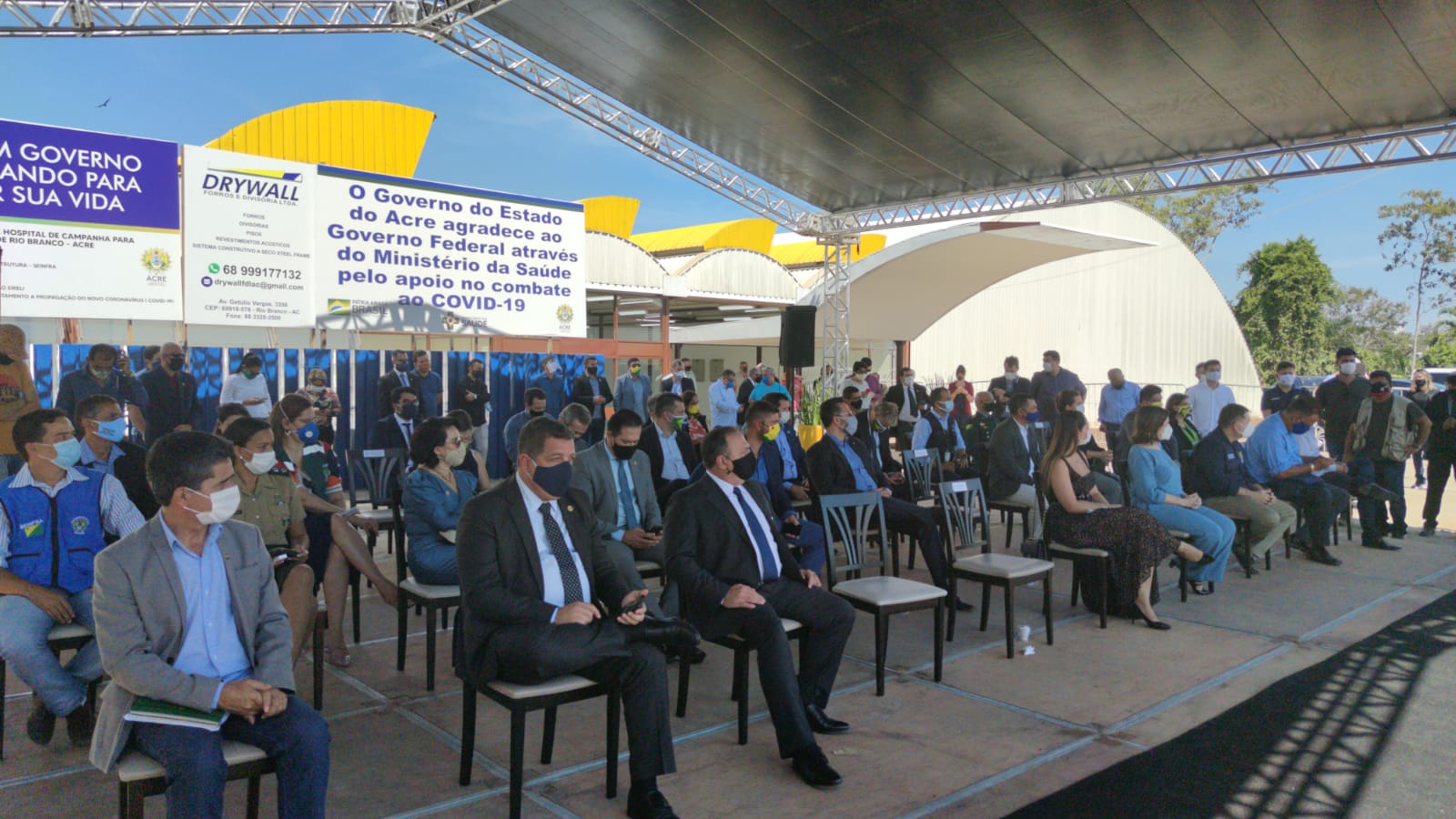 Inaugurado, Hospital de Campanha de Rio Branco já recebe pacientes nesta semana