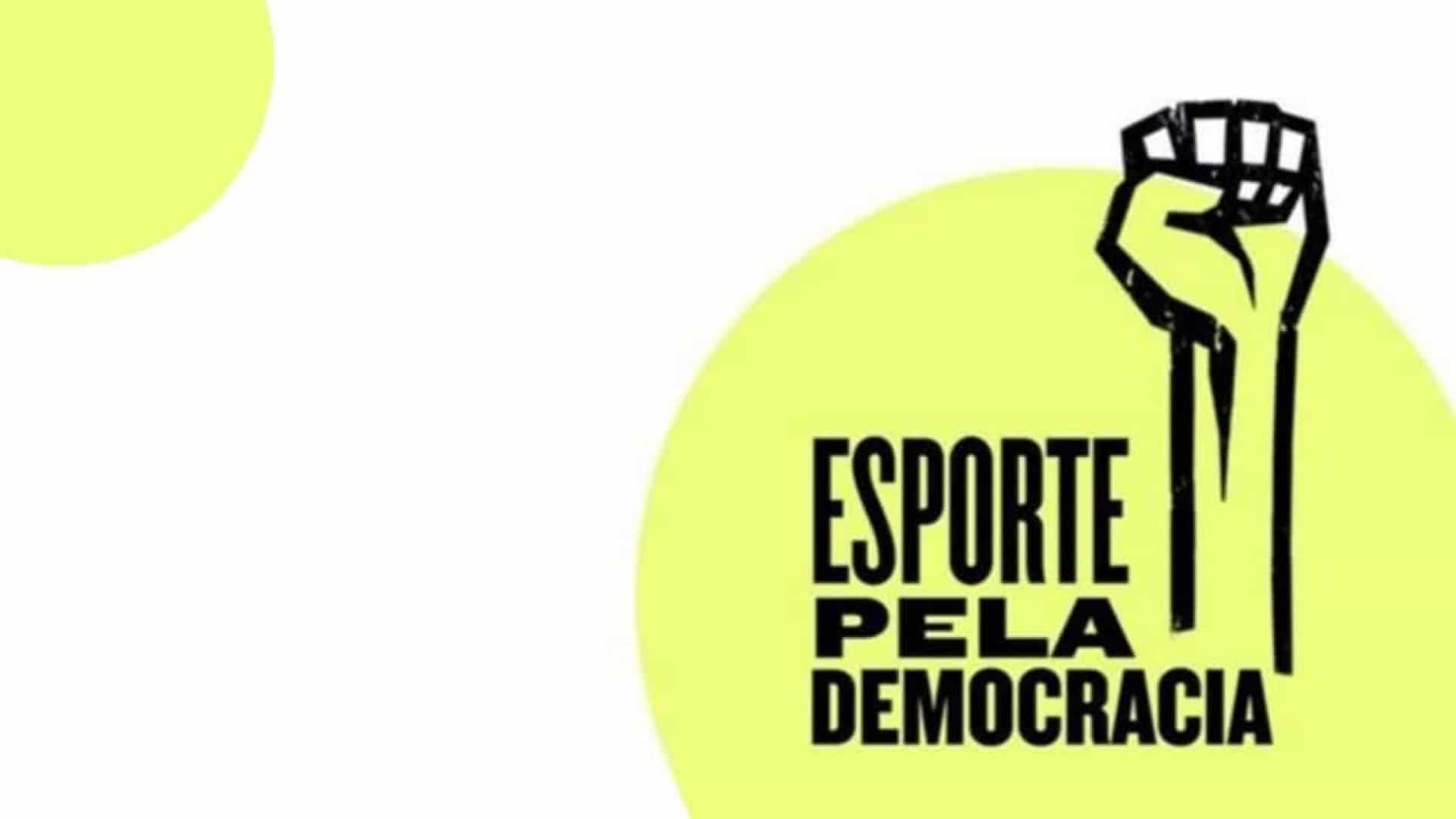 Atletas lançam movimento ‘Esporte pela Democracia’