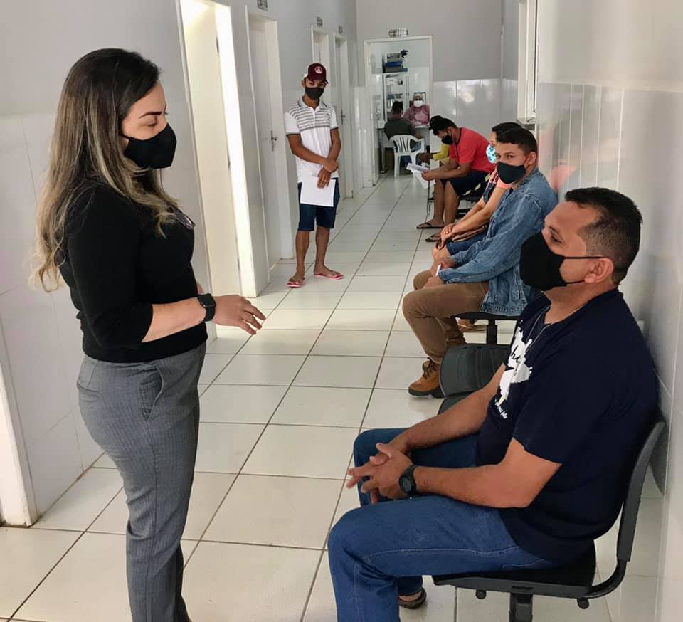 Prefeita Fernanda Hassem e Janilson Leite visitam Unidade de Referência a COVID- 19