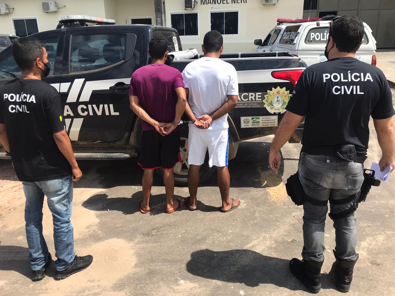 Acusados de integrar facção criminosa e de furto são presos em Rodrigues Alves