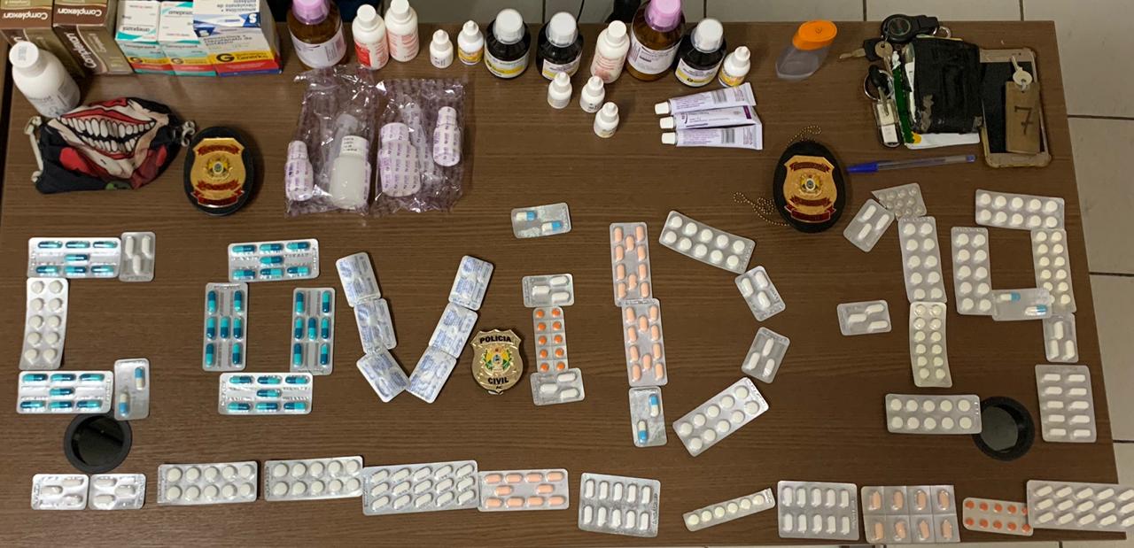 Pai e filho que vendiam ‘kit covid-19’ com remédios e receitas fraudadas são presos