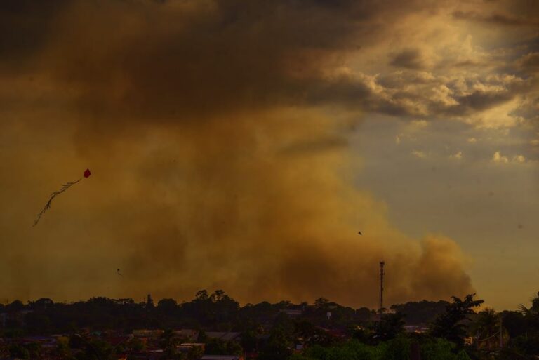 Assis Lima registra céu de Rio Branco durante queimadas