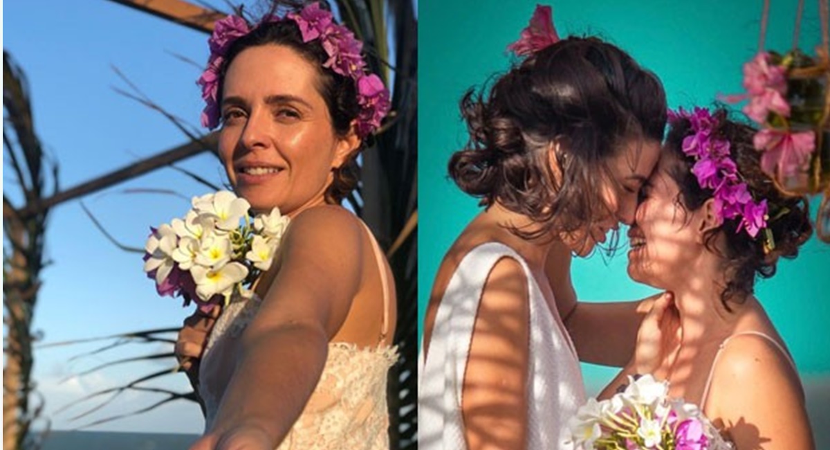 Nadia Bochi, ex-repórter do ‘Mais Você’, se casa com namorada: “Obrigada, meu amor”