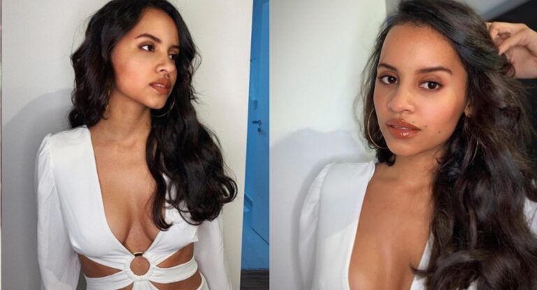 Ex-BBB Gleici Damasceno exibe lado mulherão e posa com decote generoso