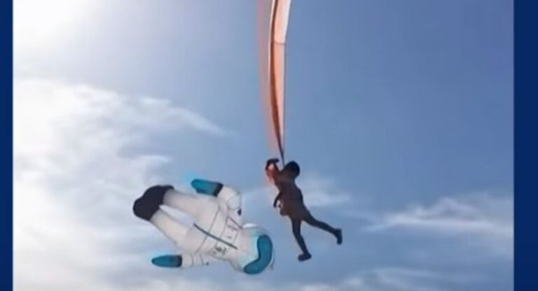 Vídeo: Menina de 3 anos é levada por pipa durante festival Taiwan