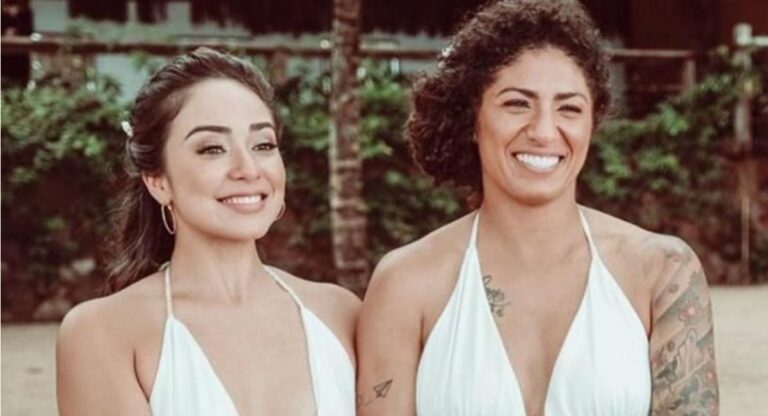 Cristiane Rozeira, artilheira da Seleção, anuncia que se casou com advogada