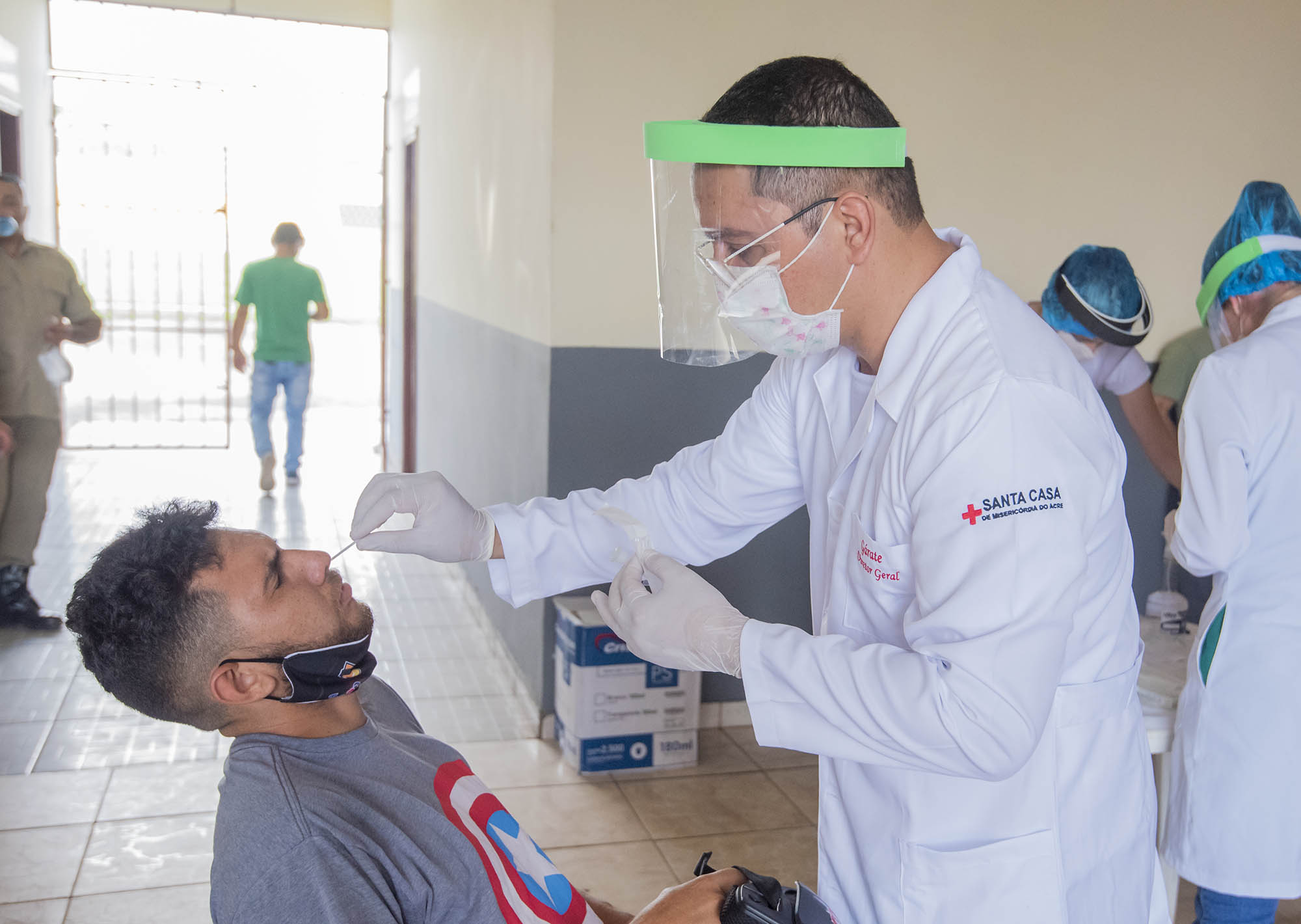 Vigilância Sanitária acompanha testagem de atletas e comissão técnica no retorno do Campeonato Acreano