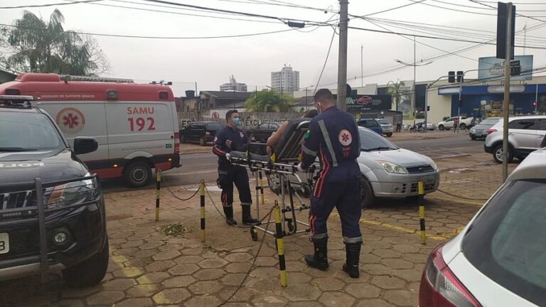 Preso foge do PS, é recapturado e passa mal ao chegar à delegacia
