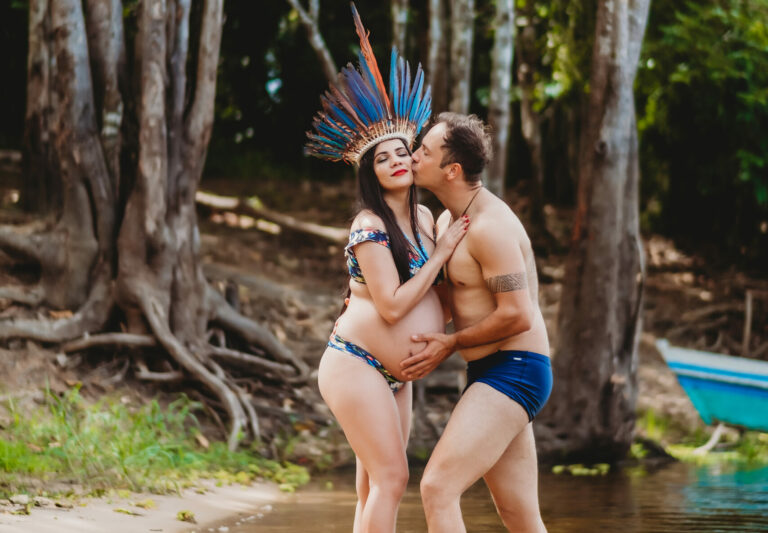 Casal acreano em ensaio fotográfico em CZS