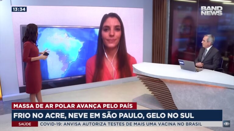Frio intenso no Acre a partir desta quinta-feira é destaque em jornal da Band