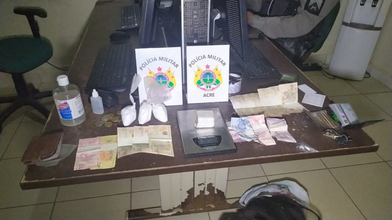 Foragido da Justiça é preso com cocaína e maconha em ramal na Transacreana