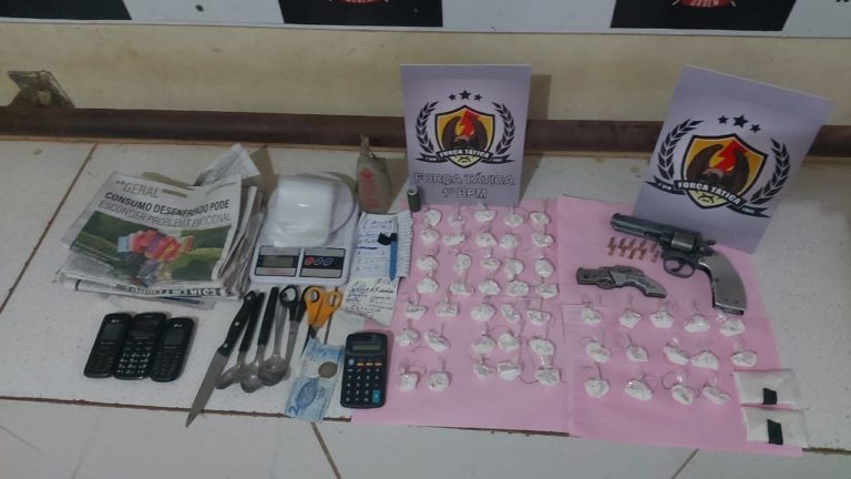 Polícia fecha boca de fumo no São Francisco e prende homem com cocaína e skunk